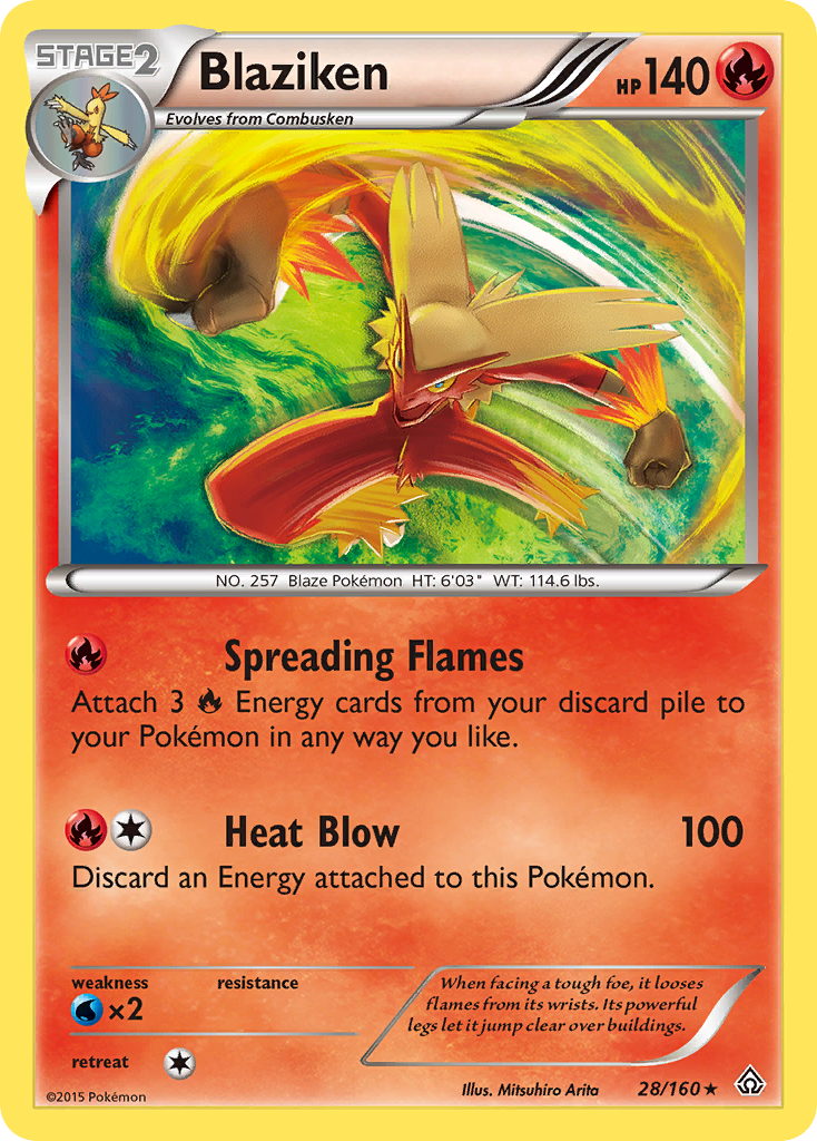 Blaziken (28/160) [XY: Primal Clash] | Card Merchant Takapuna