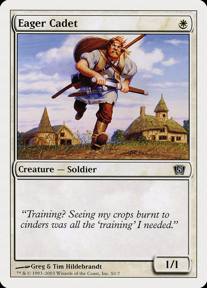 Eager Cadet [Eighth Edition] | Card Merchant Takapuna