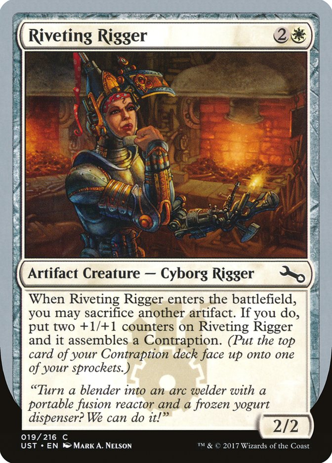 Riveting Rigger [Unstable] | Card Merchant Takapuna