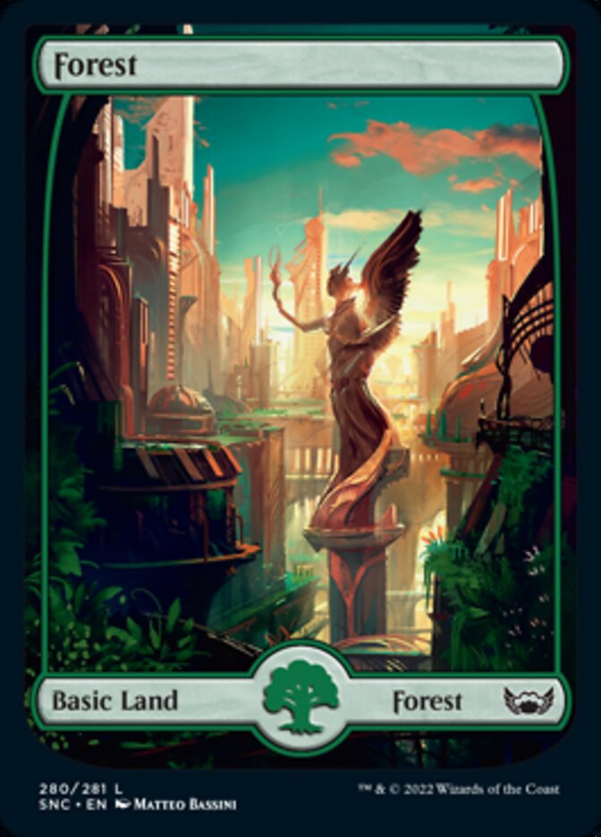 Forest (280) [Streets of New Capenna] | Card Merchant Takapuna