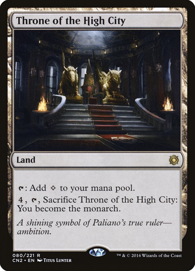 Throne of the High City [Conspiracy: Take the Crown] | Card Merchant Takapuna