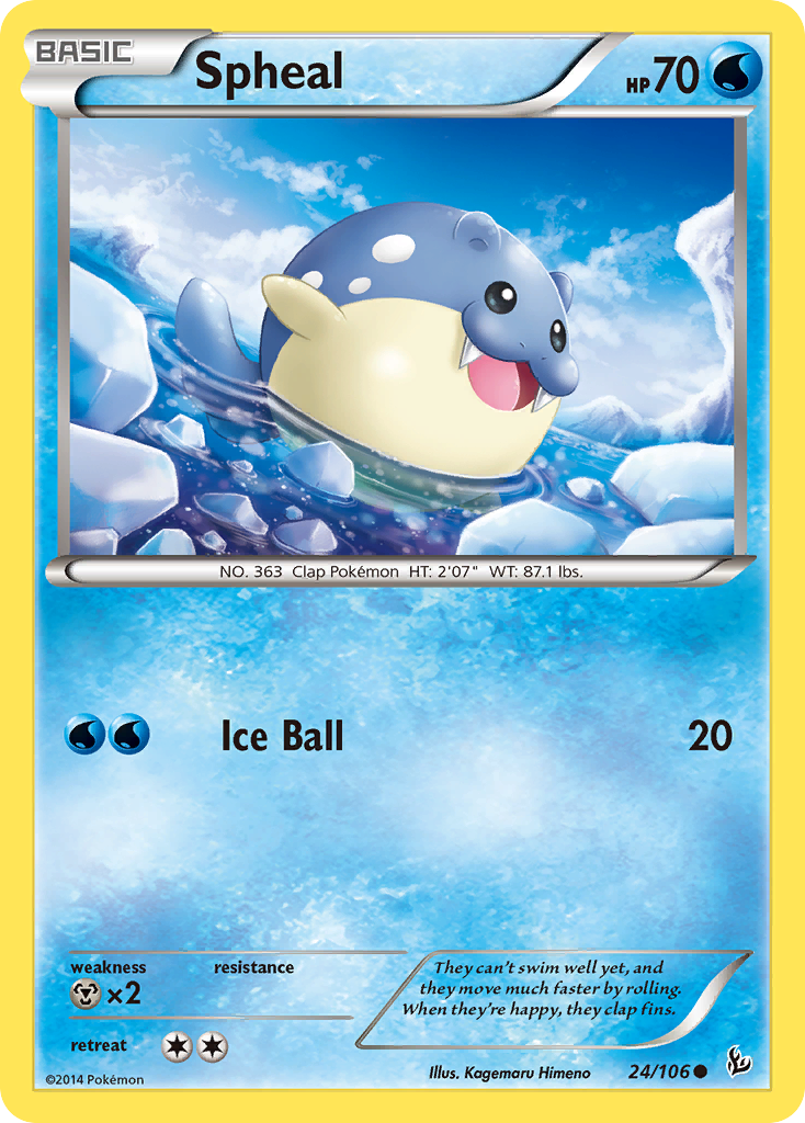 Spheal (24/106) [XY: Flashfire] | Card Merchant Takapuna
