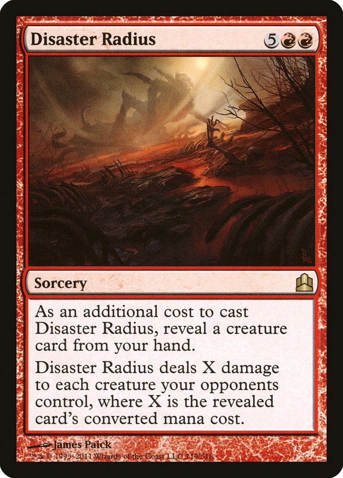 Disaster Radius [Commander 2011] | Card Merchant Takapuna