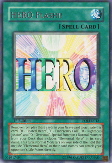 HERO Flash!! [EOJ-EN042] Rare | Card Merchant Takapuna