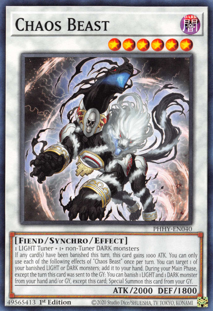 Chaos Beast [PHHY-EN040] Common | Card Merchant Takapuna