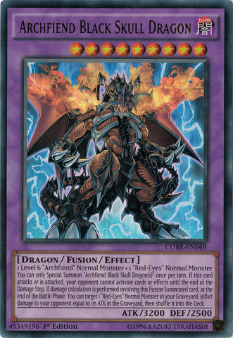 Archfiend Black Skull Dragon [CORE-EN048] Ultra Rare | Card Merchant Takapuna