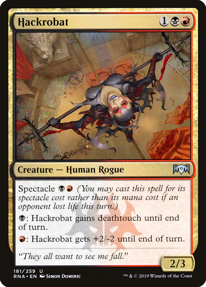 Hackrobat [Ravnica Allegiance] | Card Merchant Takapuna