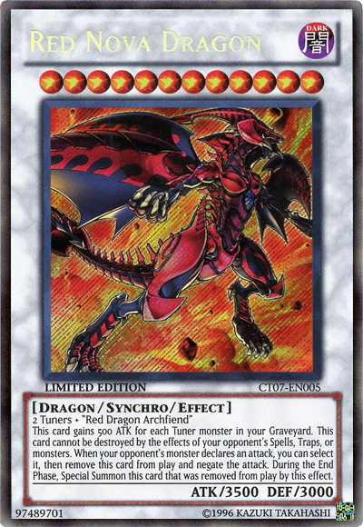 Red Nova Dragon [CT07-EN005] Secret Rare | Card Merchant Takapuna