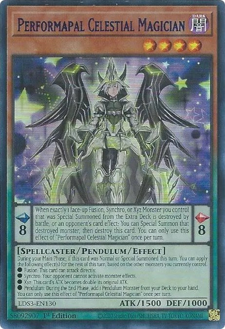 Performapal Celestial Magician (Blue) [LDS3-EN130] Ultra Rare | Card Merchant Takapuna