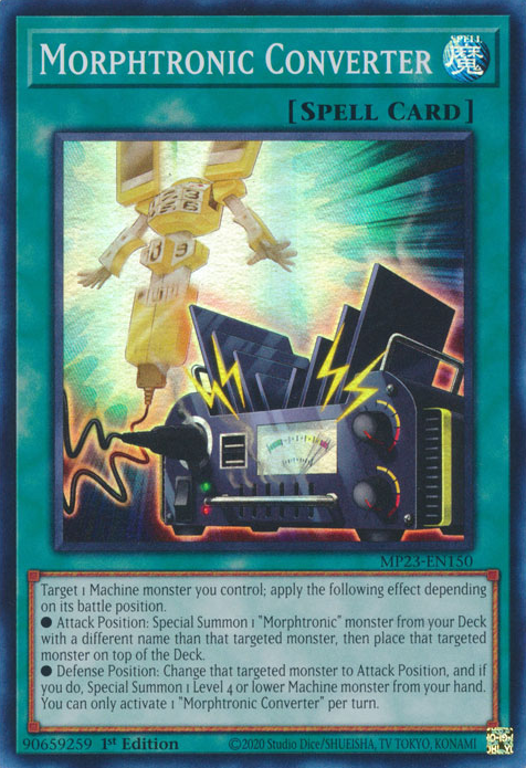 Morphtronic Converter [MP23-EN150] Super Rare | Card Merchant Takapuna