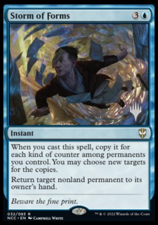 Storm of Forms (Promo Pack) [Streets of New Capenna Commander Promos] | Card Merchant Takapuna