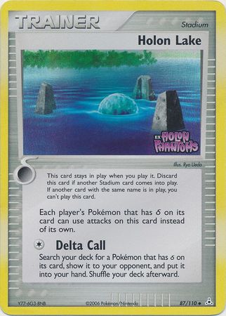 Holon Lake (87/110) (Stamped) [EX: Holon Phantoms] | Card Merchant Takapuna