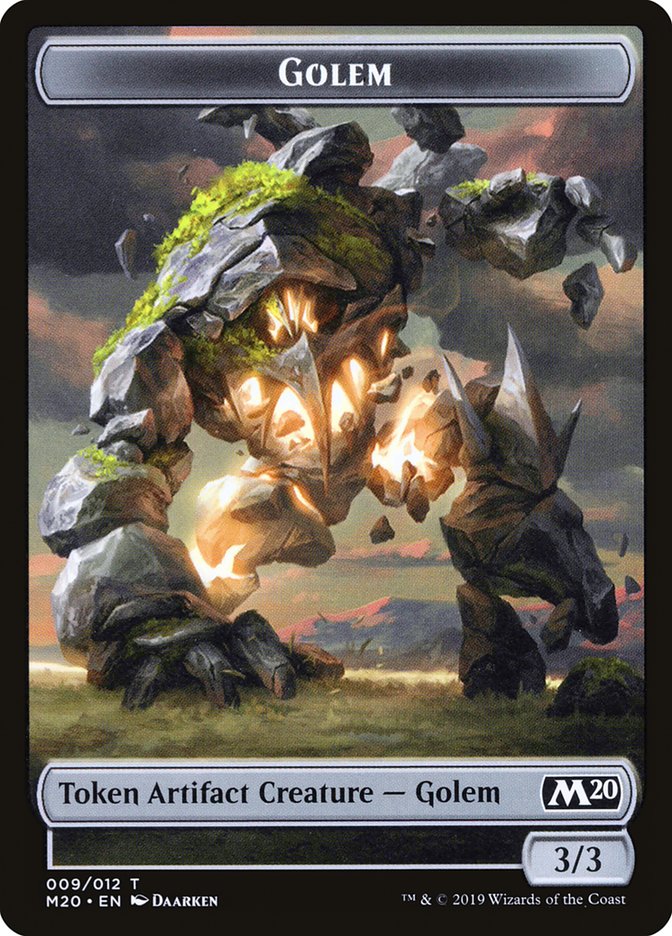 Golem Token [Core Set 2020 Tokens] | Card Merchant Takapuna