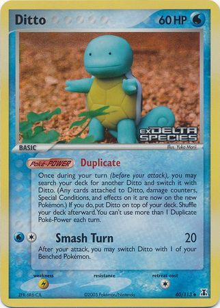 Ditto (40/113) (Stamped) [EX: Delta Species] | Card Merchant Takapuna