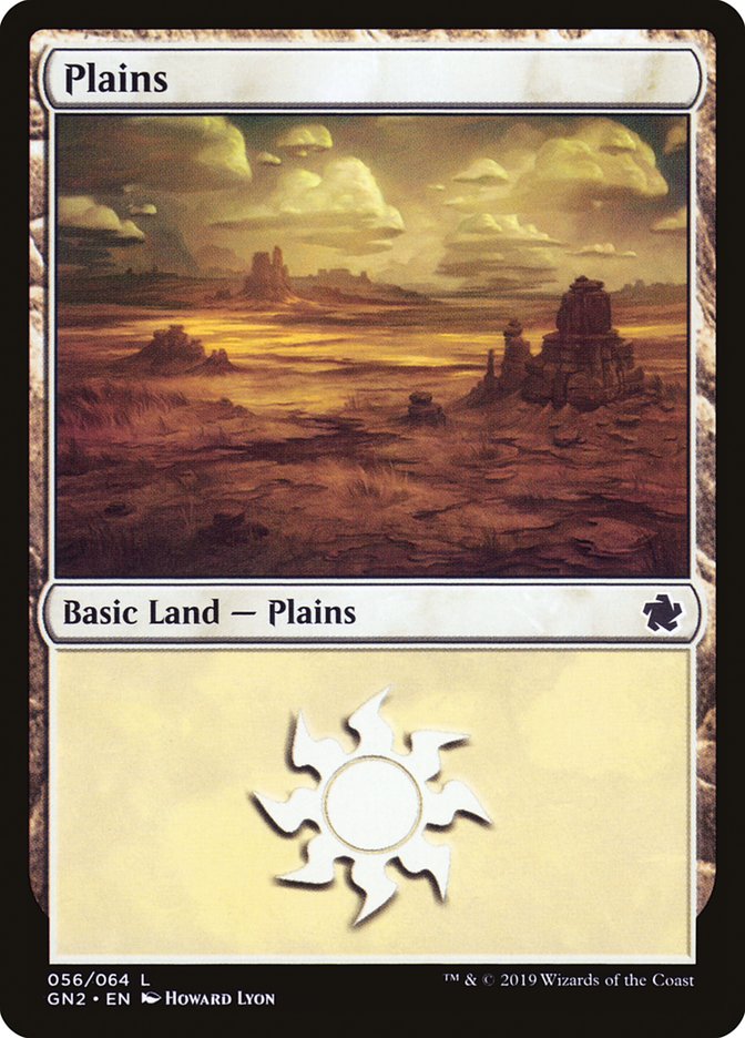 Plains (56) [Game Night 2019] | Card Merchant Takapuna