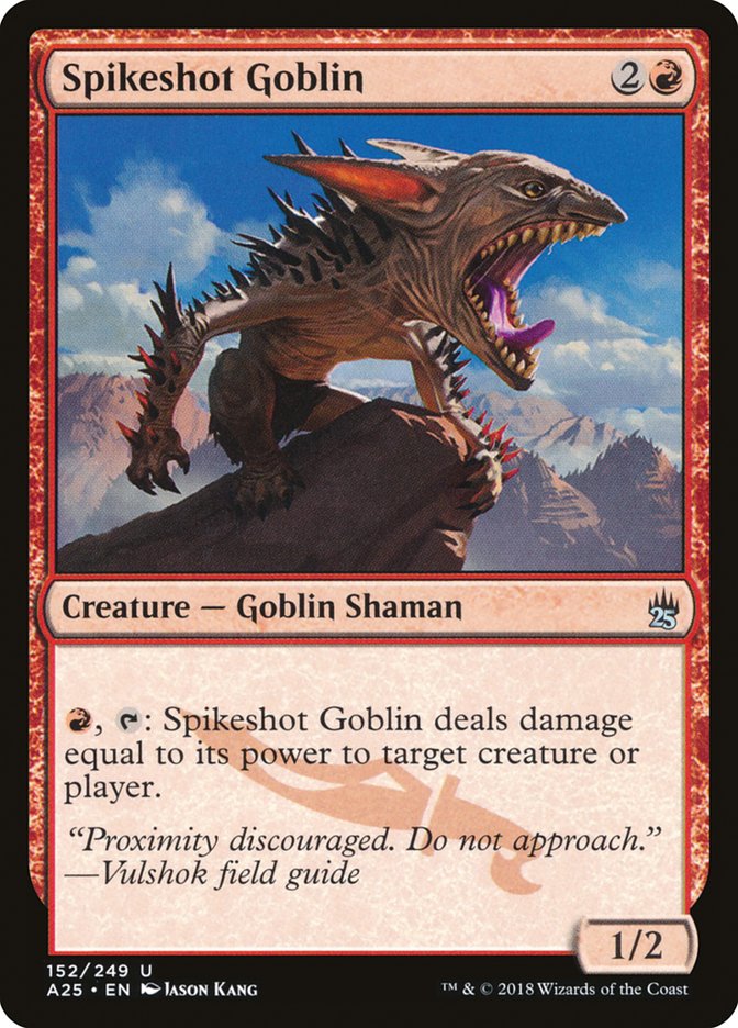 Spikeshot Goblin [Masters 25] | Card Merchant Takapuna