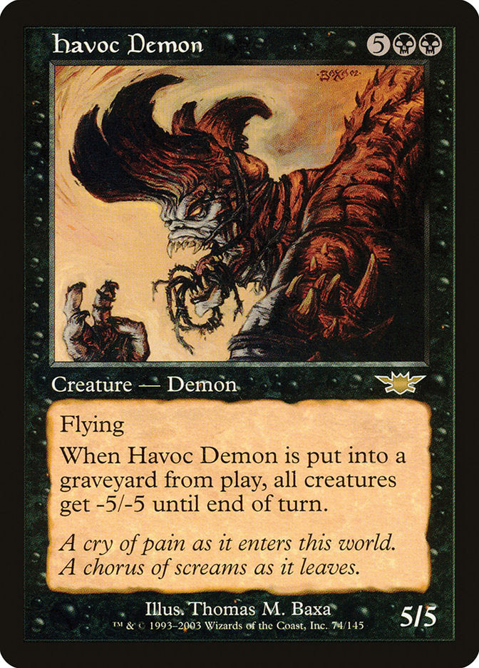 Havoc Demon [Legions] | Card Merchant Takapuna