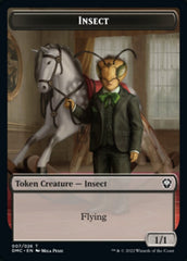 Soldier // Insect Double-Sided Token [Dominaria United Tokens] | Card Merchant Takapuna