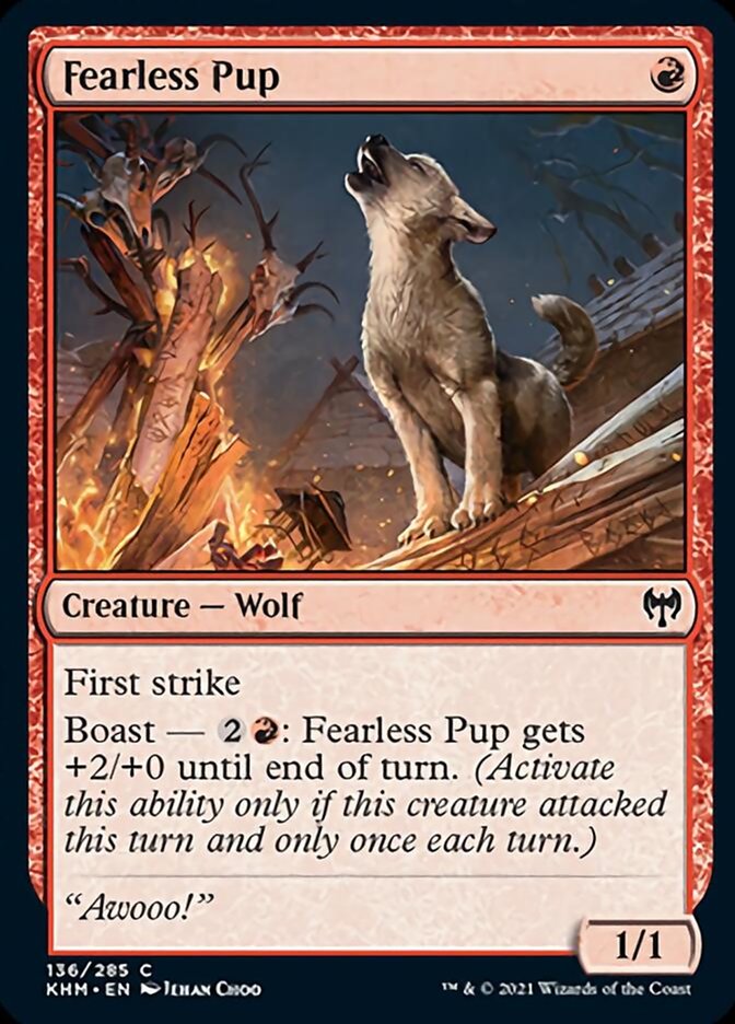 Fearless Pup [Kaldheim] | Card Merchant Takapuna