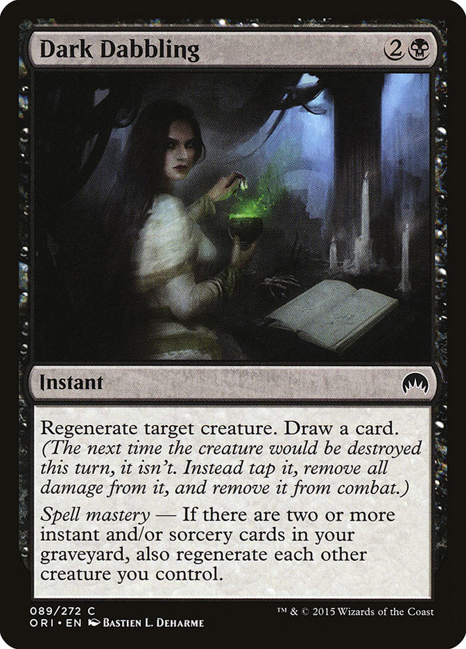 Dark Dabbling [Magic Origins] | Card Merchant Takapuna