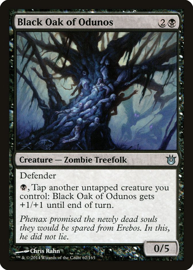 Black Oak of Odunos [Born of the Gods] | Card Merchant Takapuna