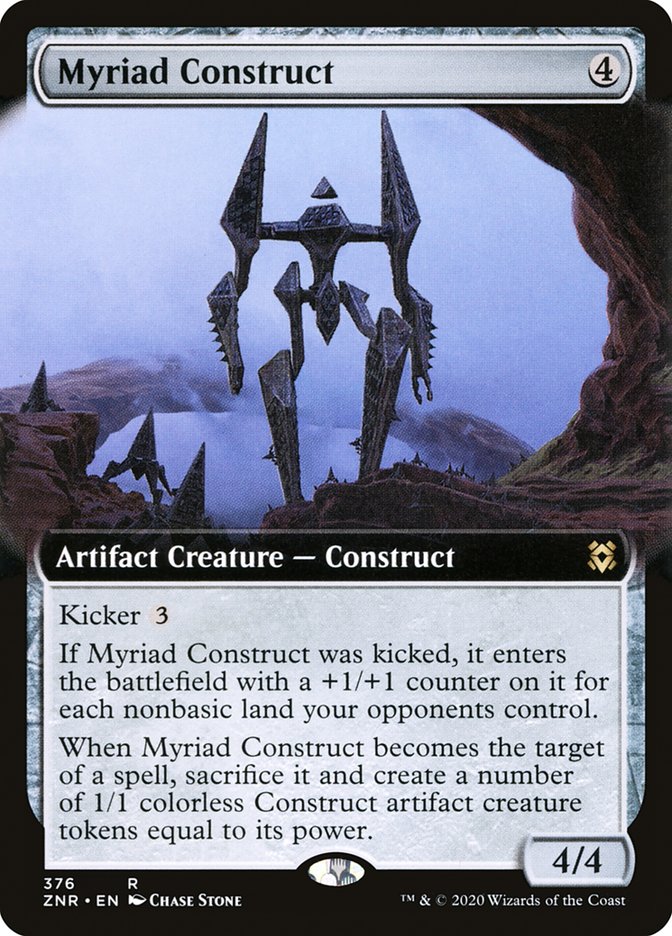 Myriad Construct (Extended Art) [Zendikar Rising] | Card Merchant Takapuna