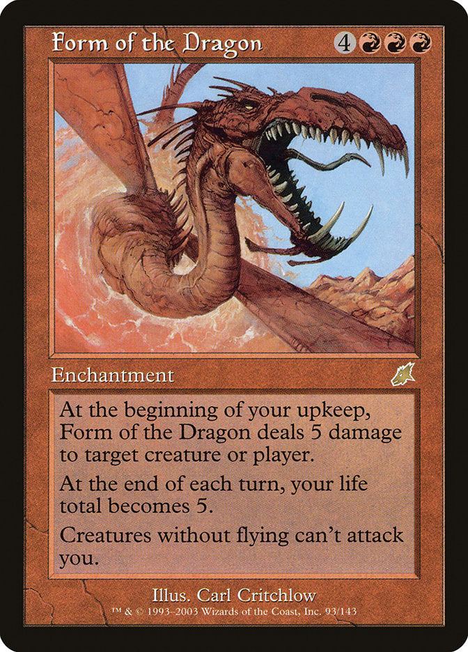 Form of the Dragon [Scourge] | Card Merchant Takapuna