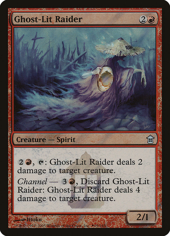 Ghost-Lit Raider [Saviors of Kamigawa Promos] | Card Merchant Takapuna