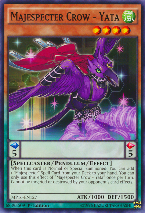 Majespecter Crow - Yata [MP16-EN127] Common | Card Merchant Takapuna