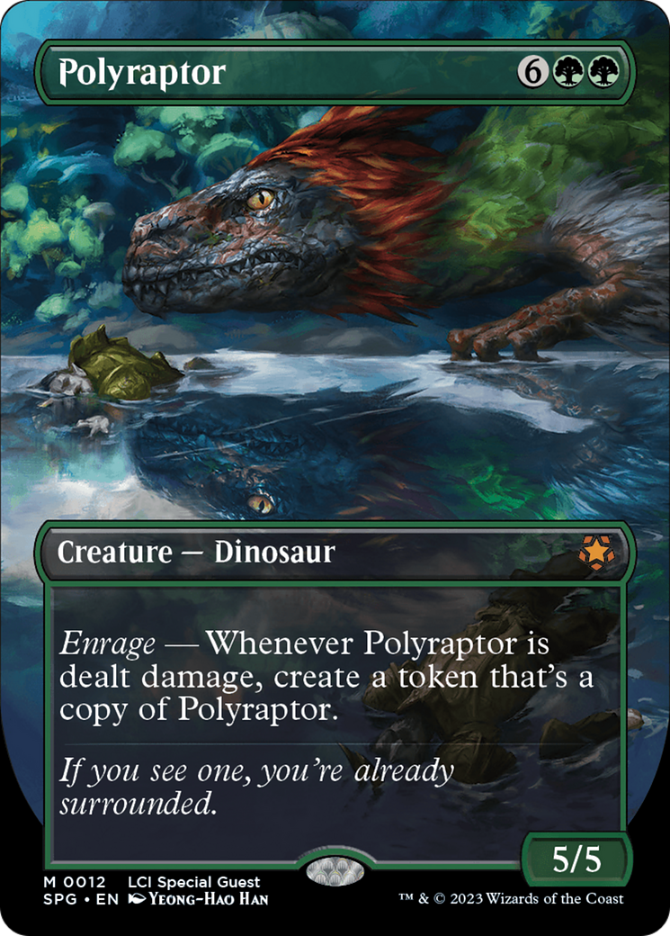 Polyraptor (Borderless) [The Lost Caverns of Ixalan Special Guests] | Card Merchant Takapuna