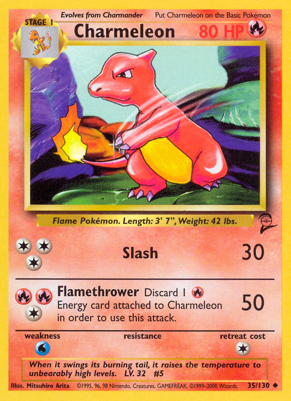 Charmeleon (35/130) [Base Set 2] | Card Merchant Takapuna