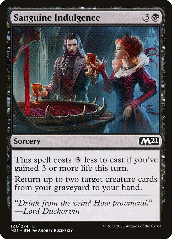 Sanguine Indulgence [Core Set 2021] | Card Merchant Takapuna