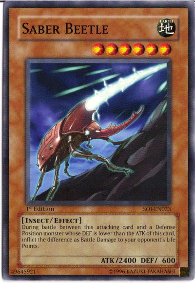 Saber Beetle [SOI-EN023] Common | Card Merchant Takapuna