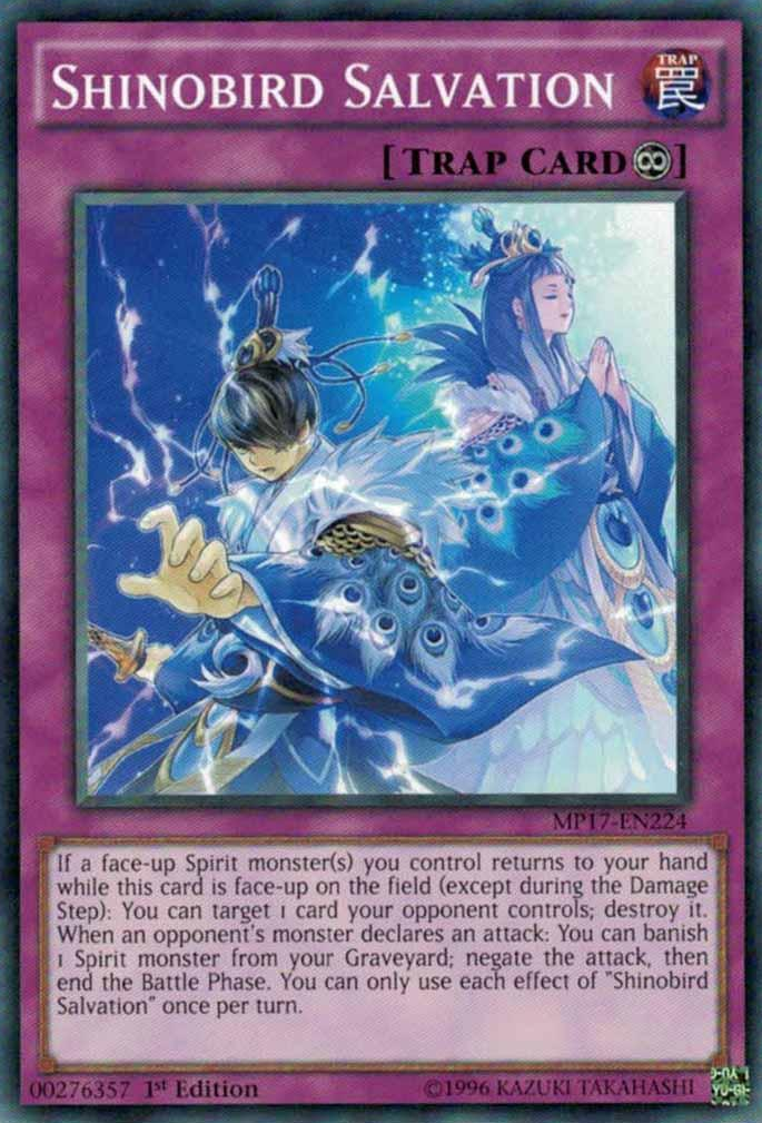 Shinobird Salvation [MP17-EN224] Common | Card Merchant Takapuna