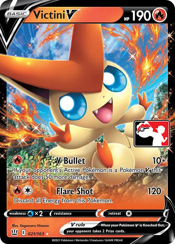 Victini V (021/163) [Prize Pack Series One] | Card Merchant Takapuna