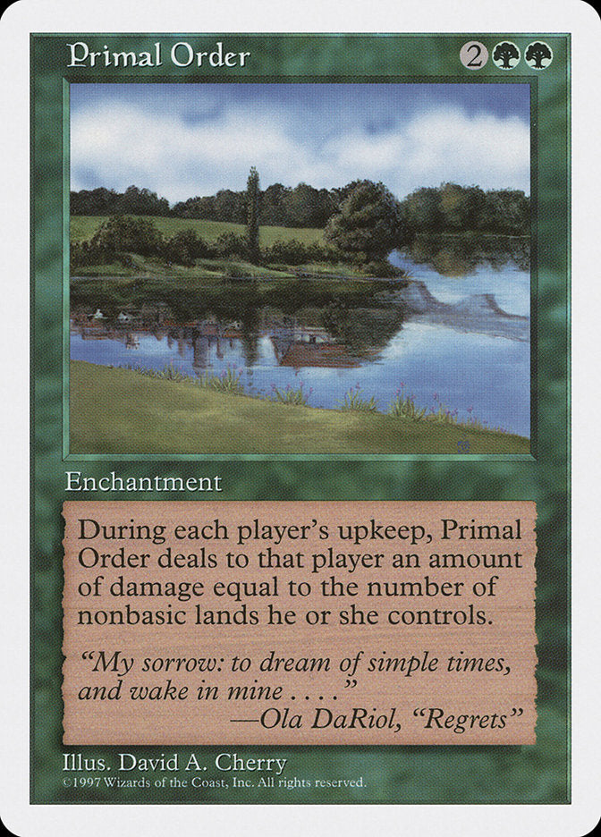 Primal Order [Fifth Edition] | Card Merchant Takapuna