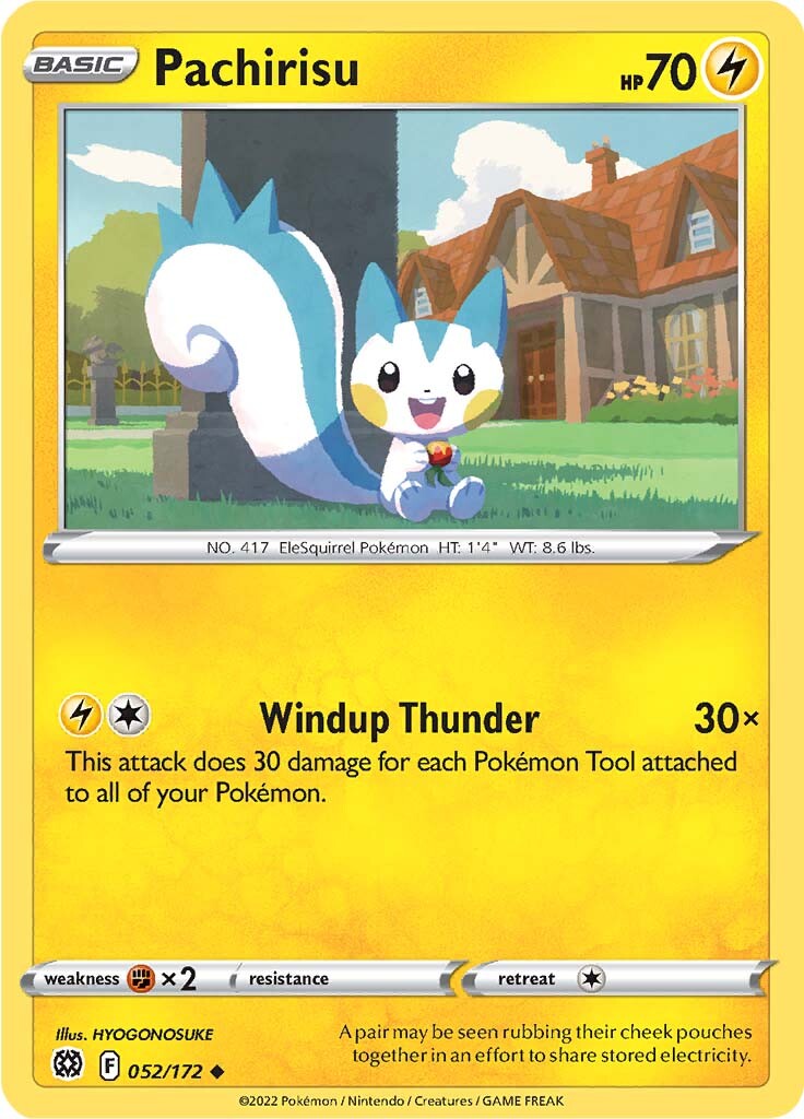 Pachirisu (052/172) [Sword & Shield: Brilliant Stars] | Card Merchant Takapuna