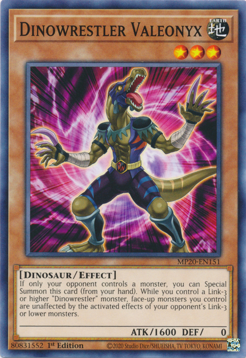 Dinowrestler Valeonyx [MP20-EN151] Common | Card Merchant Takapuna