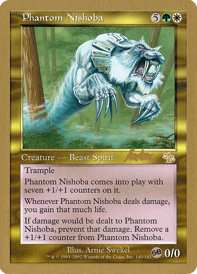 Phantom Nishoba (Brian Kibler) (SB) [World Championship Decks 2002] | Card Merchant Takapuna