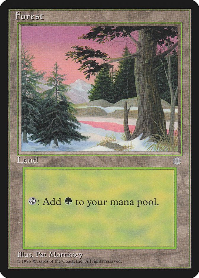 Forest (Pink Sky) [Ice Age] | Card Merchant Takapuna