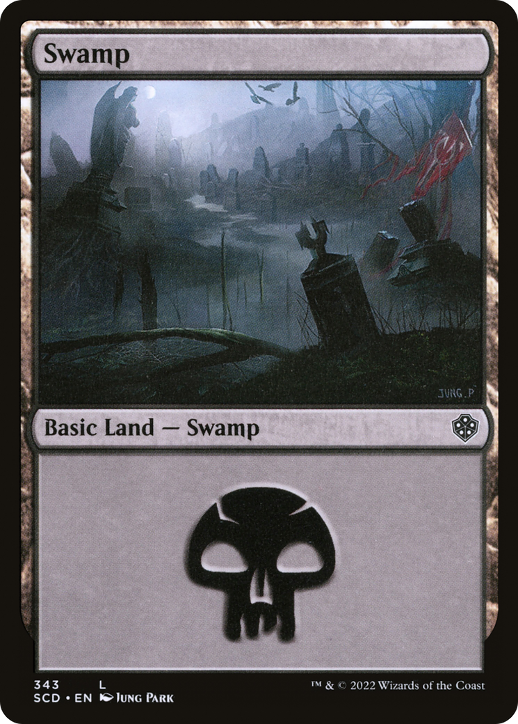 Swamp (343) [Starter Commander Decks] | Card Merchant Takapuna