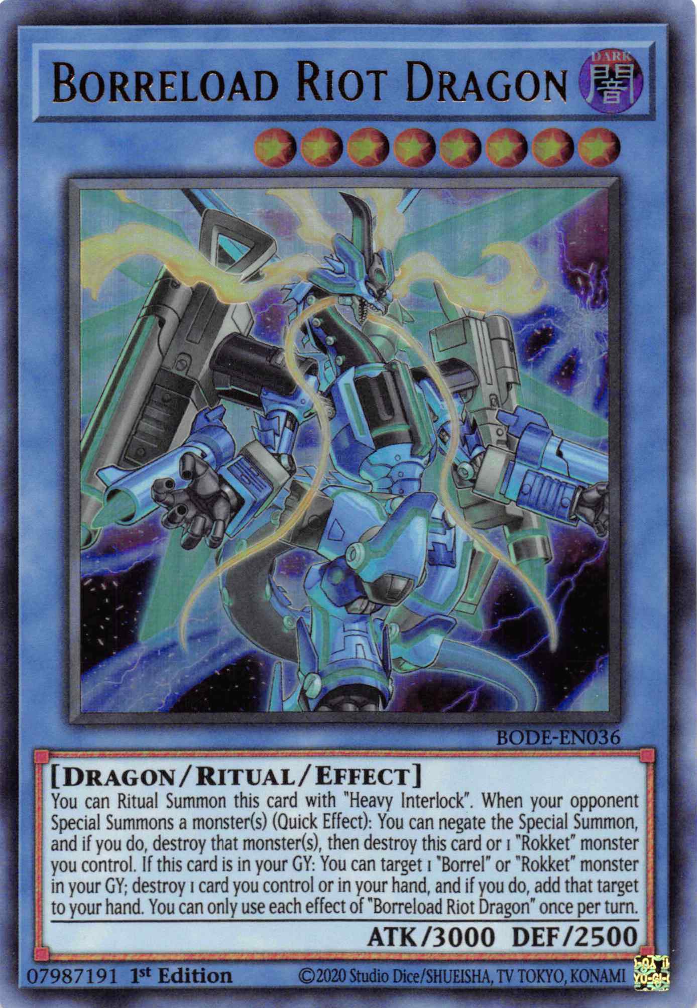 Borreload Riot Dragon [BODE-EN036] Ultra Rare | Card Merchant Takapuna