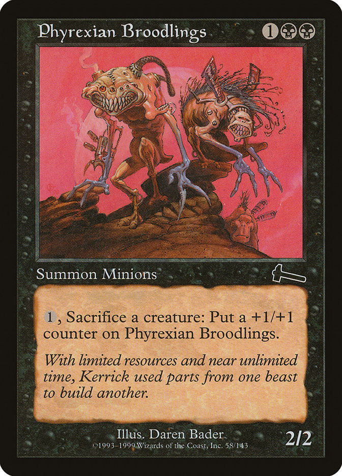 Phyrexian Broodlings [Urza's Legacy] | Card Merchant Takapuna