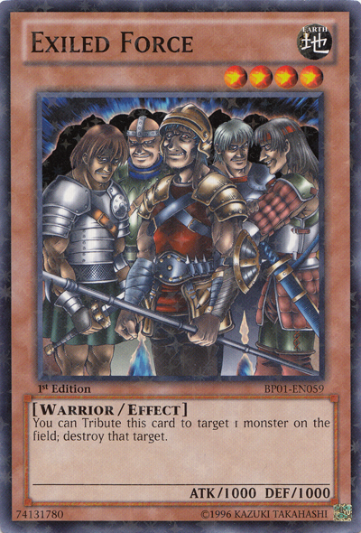 Exiled Force [BP01-EN059] Starfoil Rare | Card Merchant Takapuna