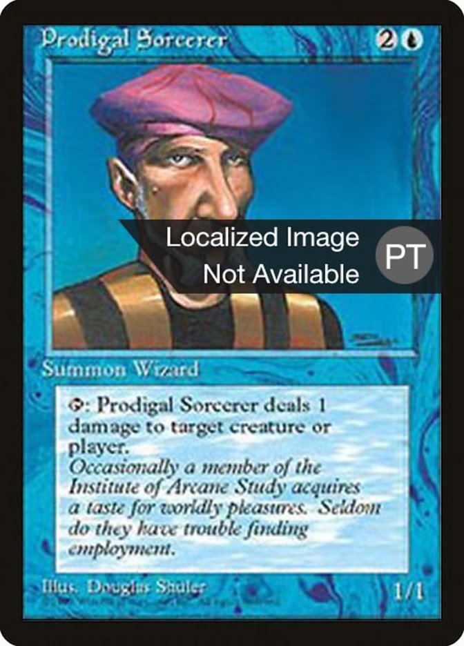 Prodigal Sorcerer [Fourth Edition (Foreign Black Border)] | Card Merchant Takapuna