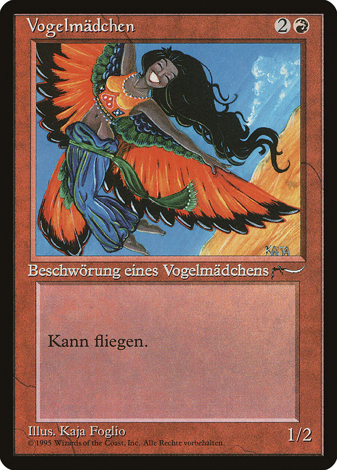 Bird Maiden (German) - "Vogelmadchen" [Renaissance] | Card Merchant Takapuna