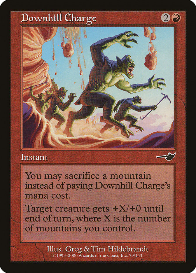 Downhill Charge [Nemesis] | Card Merchant Takapuna