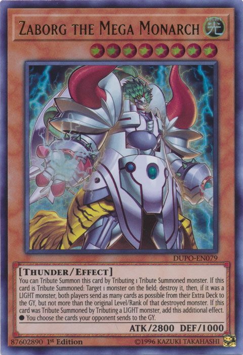 Zaborg the Mega Monarch [DUPO-EN079] Ultra Rare | Card Merchant Takapuna