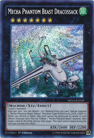 Mecha Phantom Beast Dracossack [MP14-EN030] Secret Rare | Card Merchant Takapuna