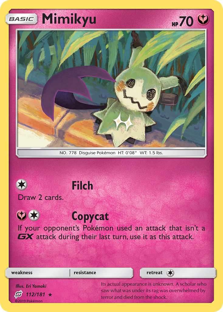 Mimikyu (112/181) [Sun & Moon: Team Up] | Card Merchant Takapuna